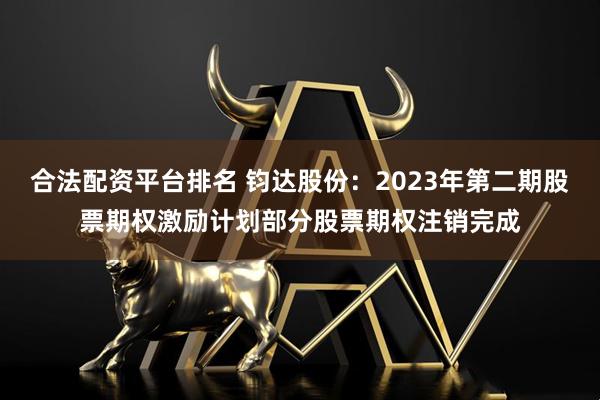合法配资平台排名 钧达股份：2023年第二期股票期权激励计划部分股票期权注销完成
